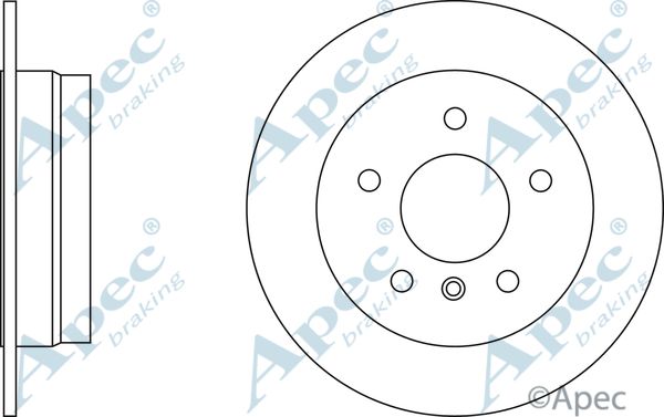 APEC BRAKING Тормозной диск DSK2241